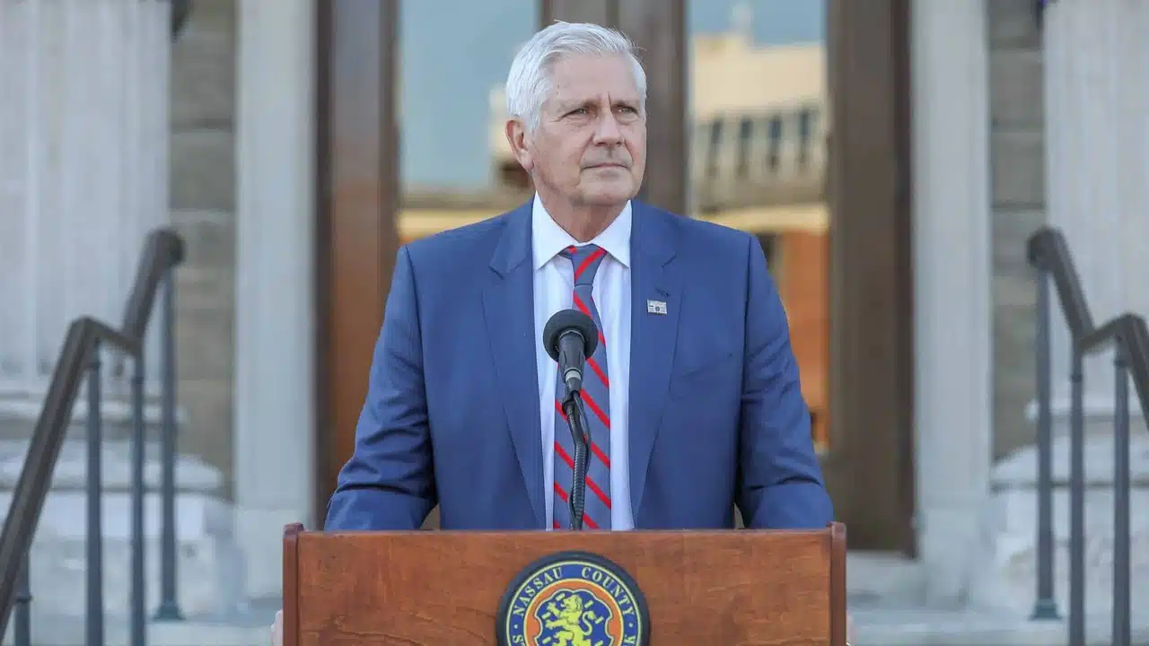 Democrats press Blakeman on Nassau reserves as watchdog flags budget risks