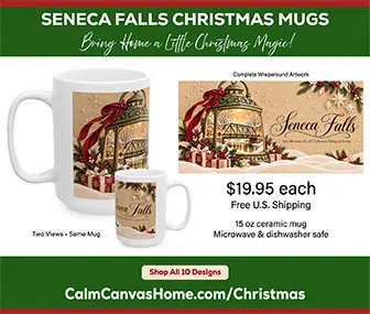 Seneca Falls Mugs for this Christmas Season